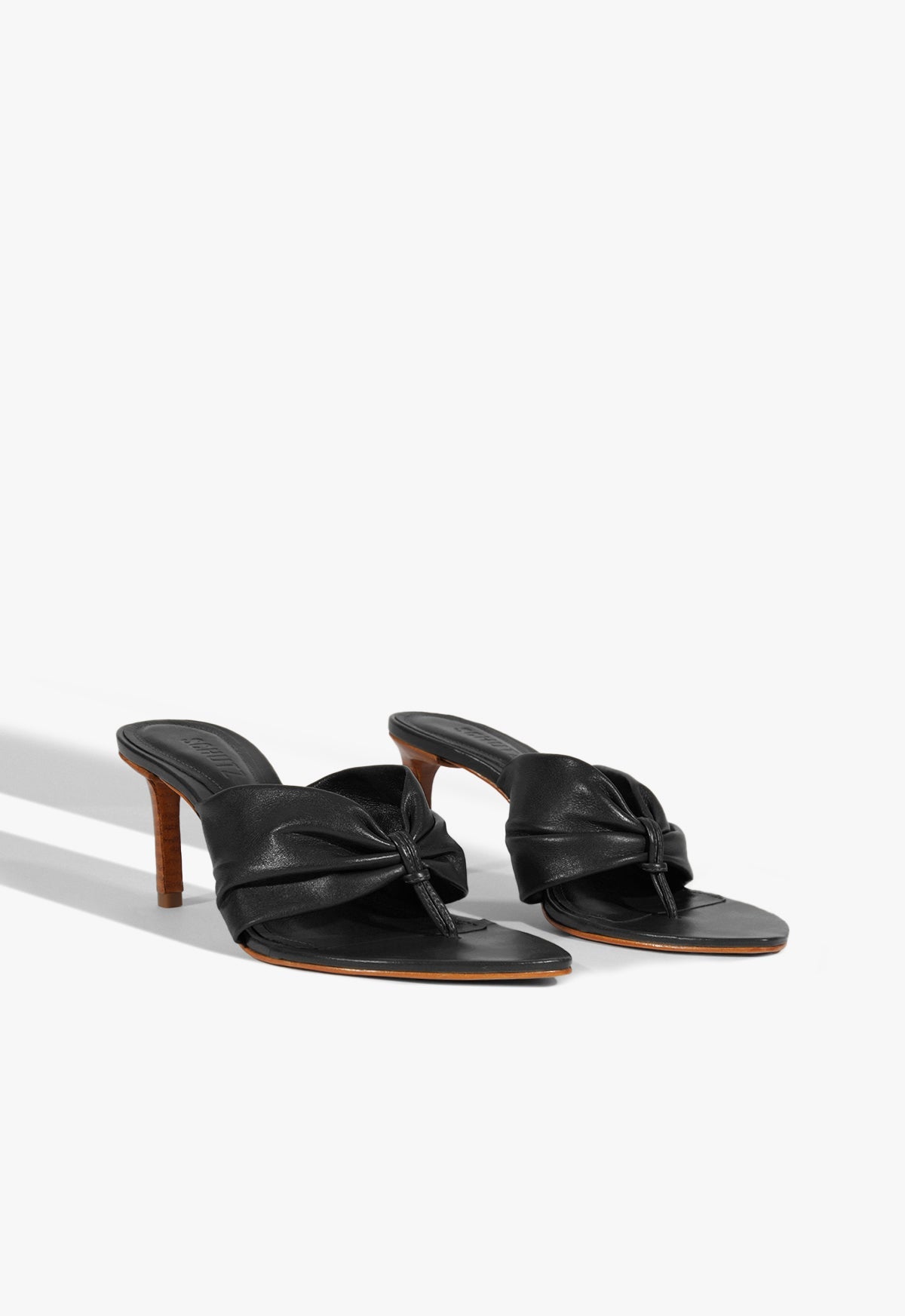 Lori Mid Leather Sandal SPRING 25 - Schutz Shoes