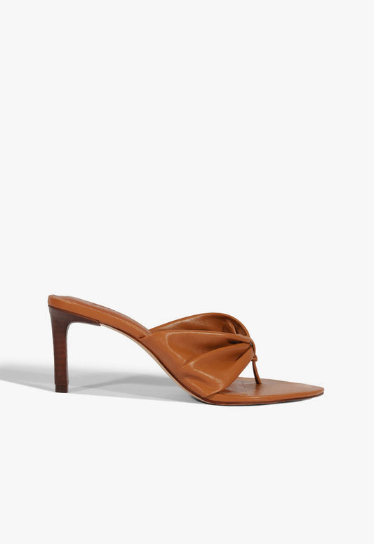 Lori Mid Sandal SPRING 25 5 Brown Leather - Schutz Shoes