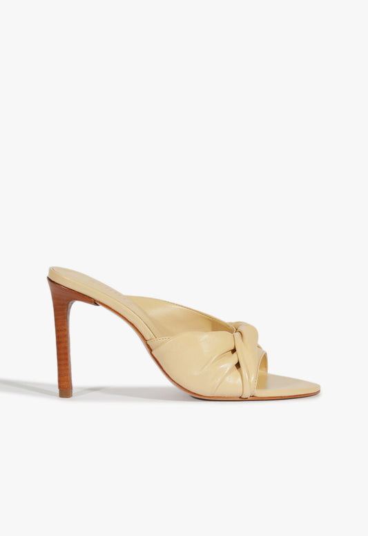 Lori Leather Sandal SPRING 25 5 Pearl Leather - Schutz Shoes