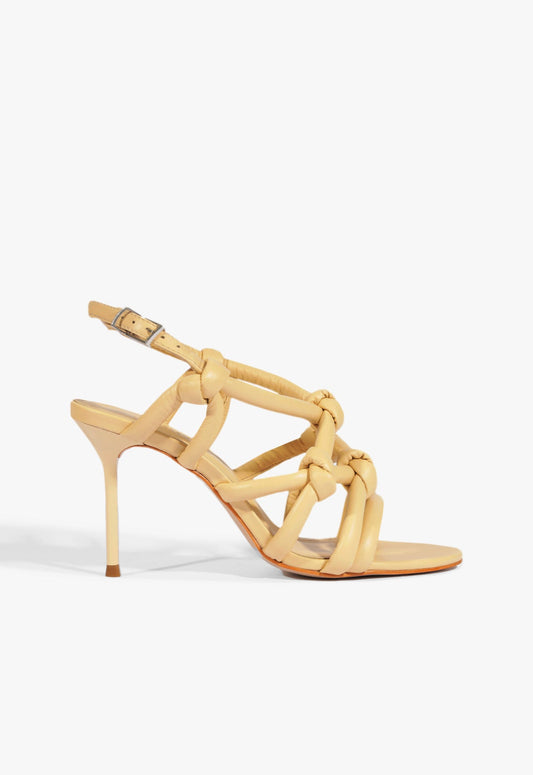 Janet Sandal RESORT 25 5 Beige Leather - Schutz Shoes
