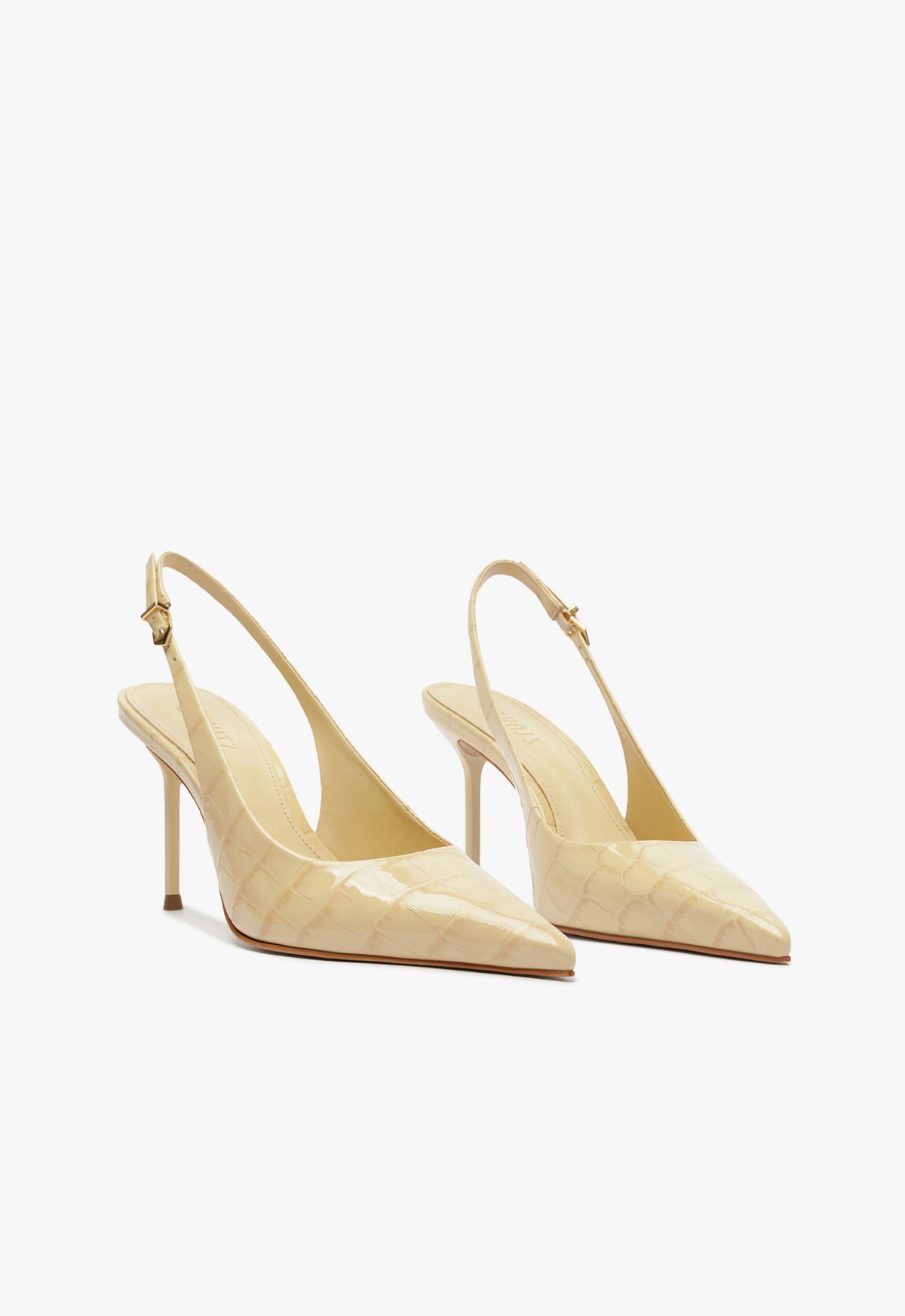 Paola High Stiletto Beige Pump RESORT 25 - Schutz Shoes