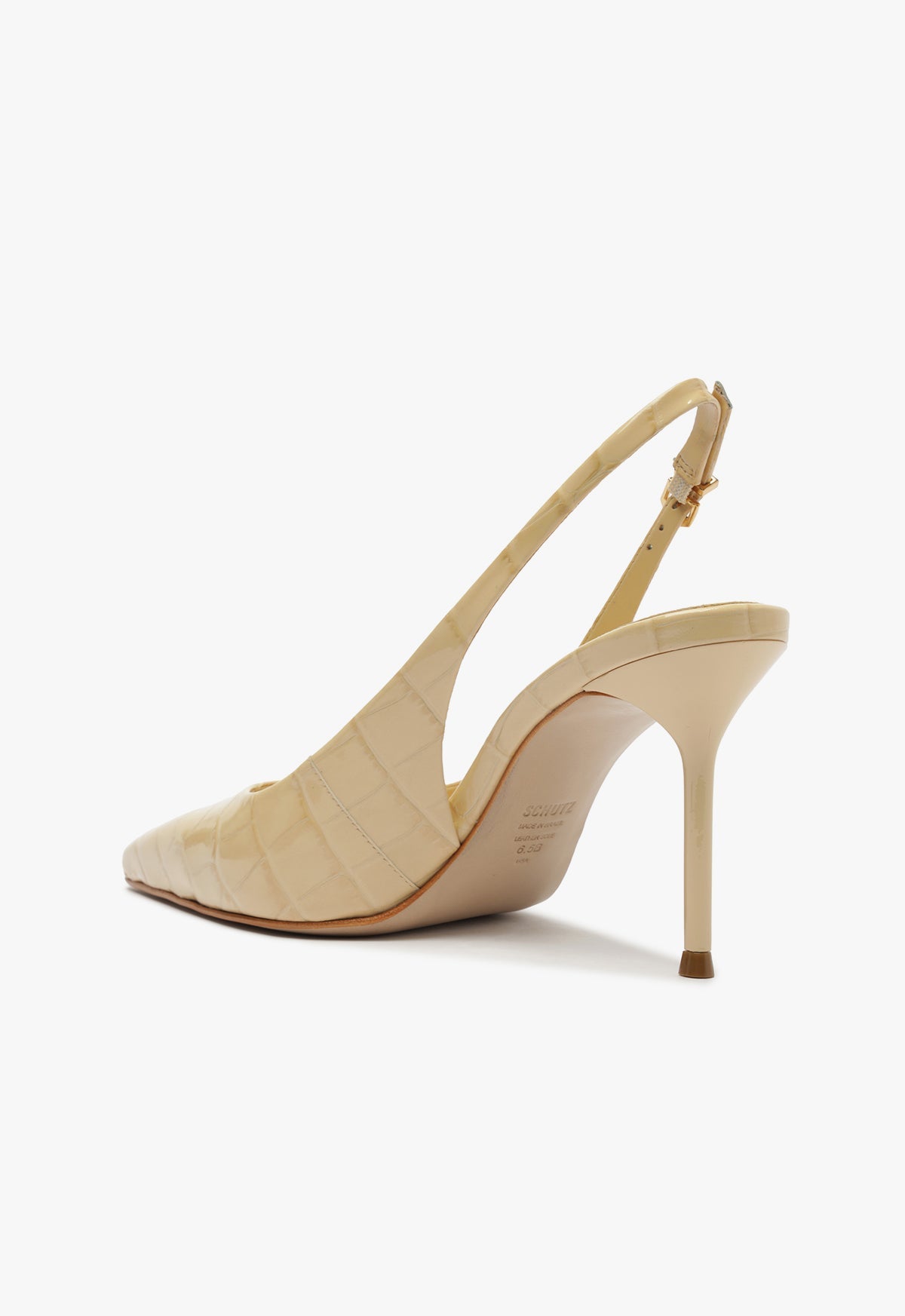 Paola High Stiletto Beige Pump RESORT 25 - Schutz Shoes