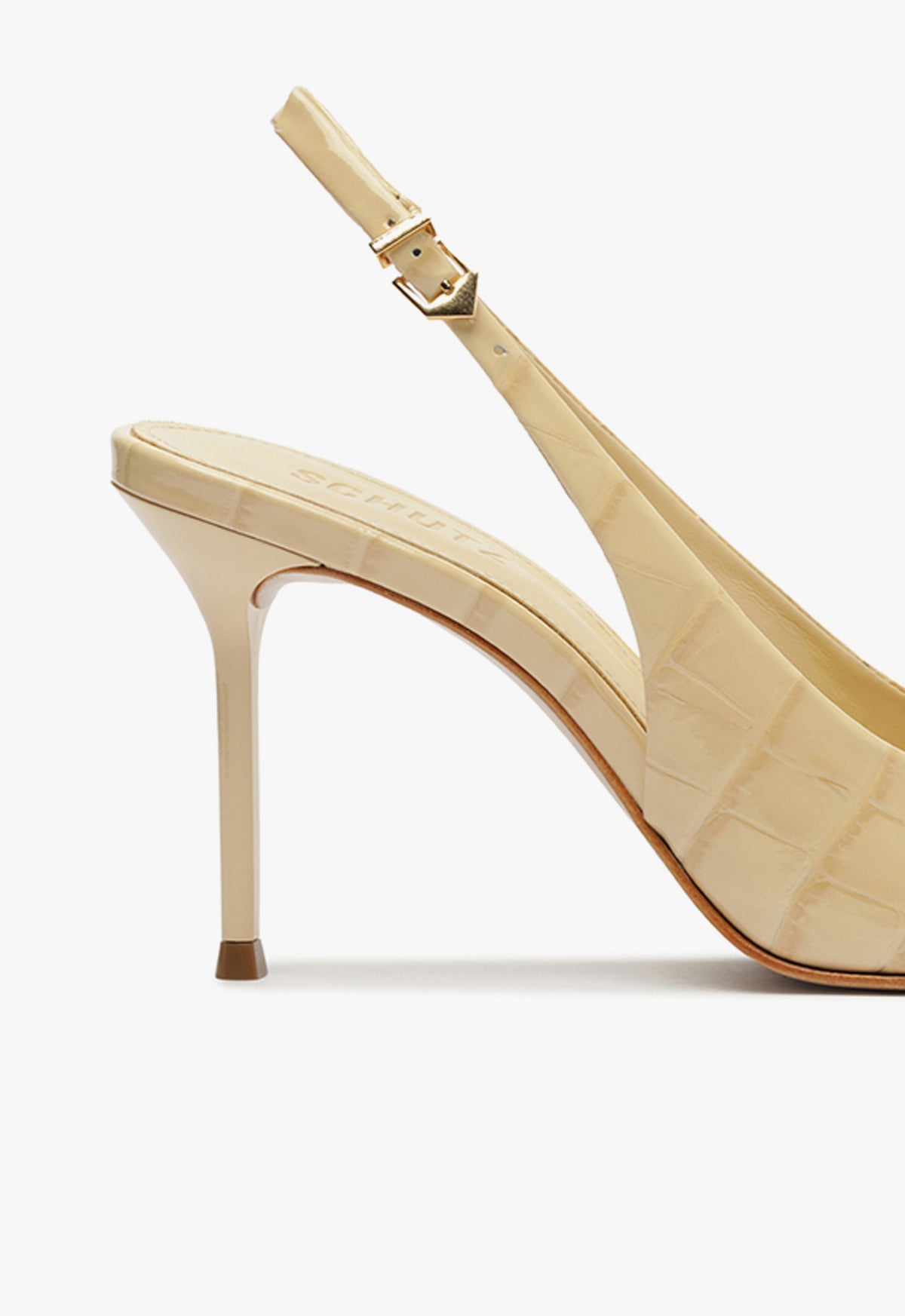 Paola High Stiletto Beige Pump RESORT 25 - Schutz Shoes