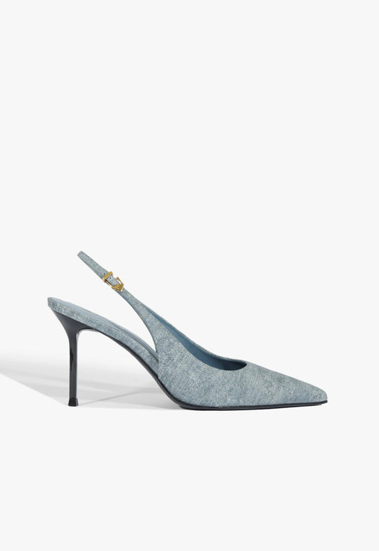 Paola Leather Pump Pre Fall 25 5 Infinite Blue Leather - Schutz Shoes