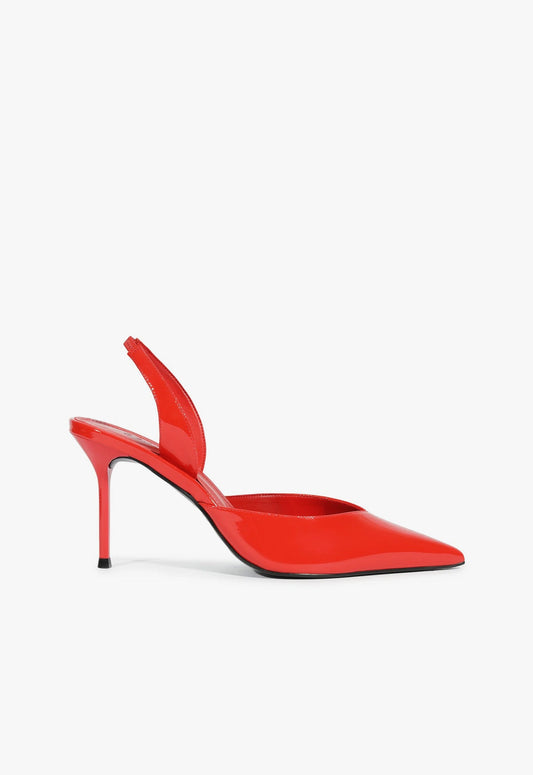 Lexi Sling Patent Leather Pump PRE FALL 24 5 Red Patent Leather - Schutz Shoes