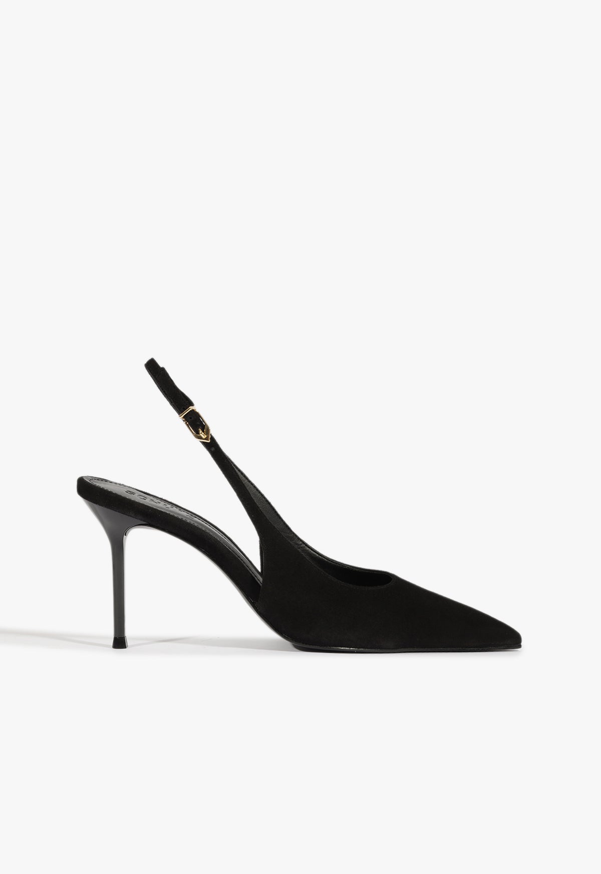 Alicia Sling Suede Pump PRE FALL 25 5 Black Suede - Schutz Shoes
