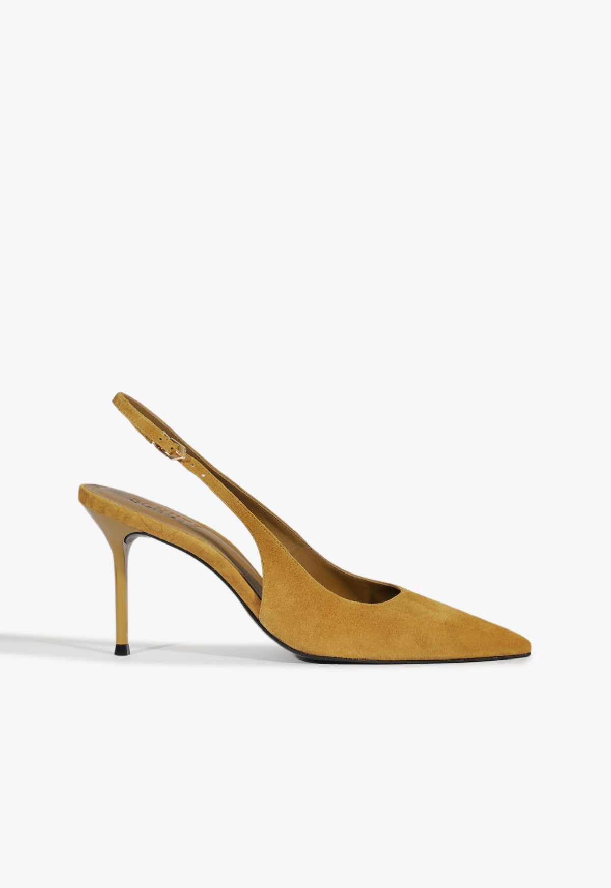 Alicia Sling Suede Pump PRE FALL 25 5 Yellow Suede - Schutz Shoes