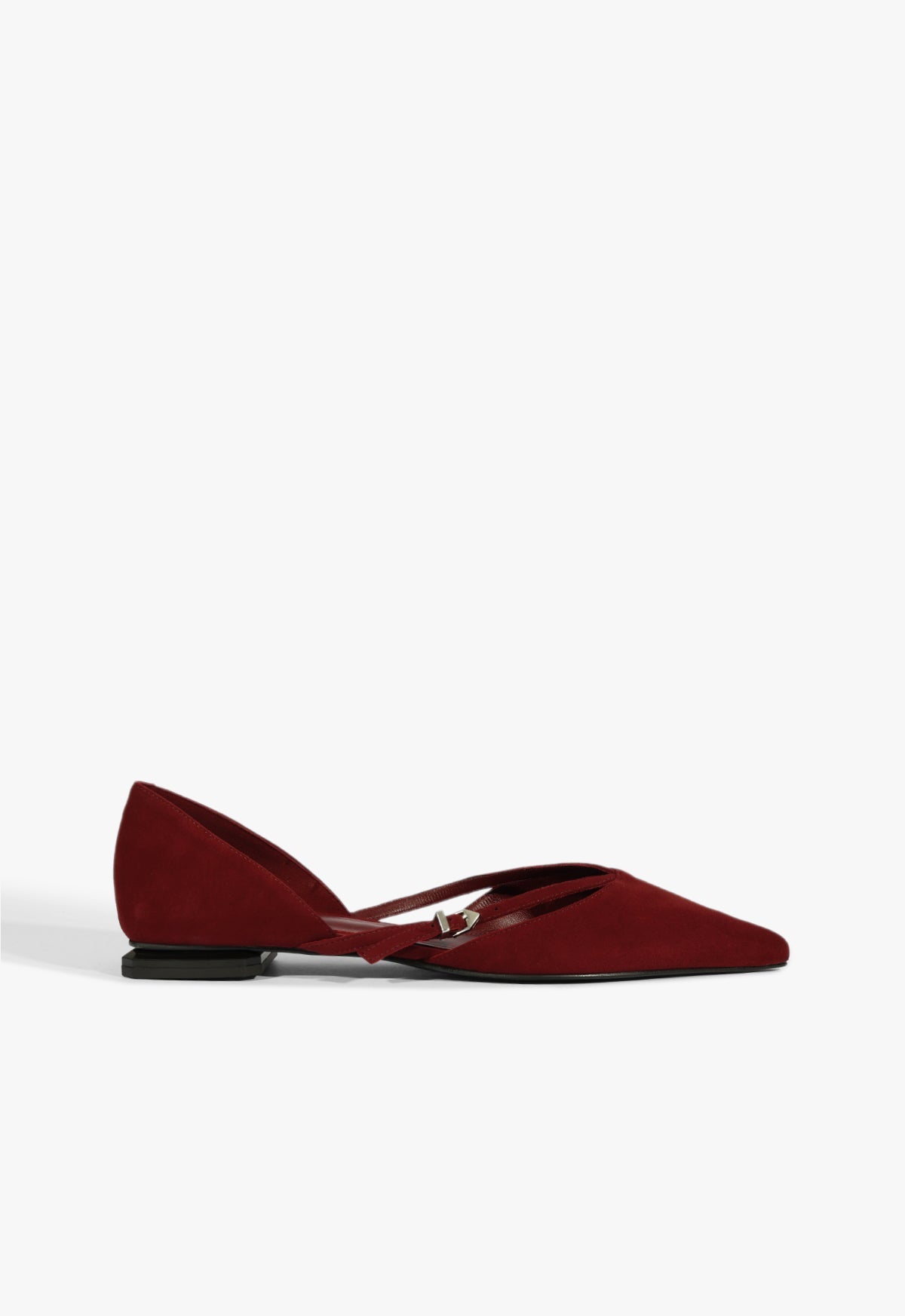 Rue Ballet Flat RESORT 25 5 Red Suede - Schutz Shoes