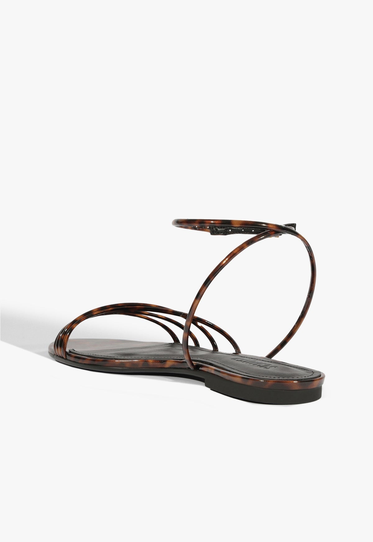 Inez Animal Print Leather Flat Sandal SPRING 25 - Schutz Shoes