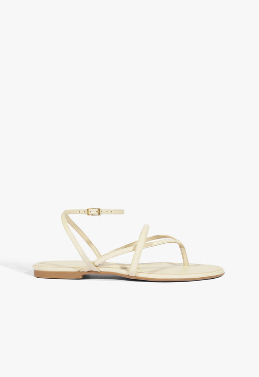 Diana Sandal SUMMER 25 5 Beige Patent - Schutz Shoes