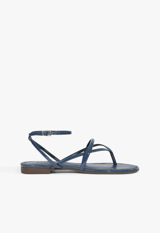 Diana Patent Sandal SUMMER 25 5 Blue Patent - Schutz Shoes