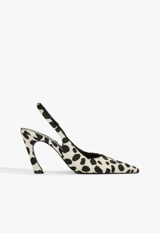 Lexi Sling Wild Hair Calf Pump PRE FALL 25 5 White Hair Calf - Schutz Shoes