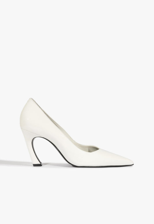 Lexi Lo Patent Pump PRE FALL 25 5 White Patent - Schutz Shoes