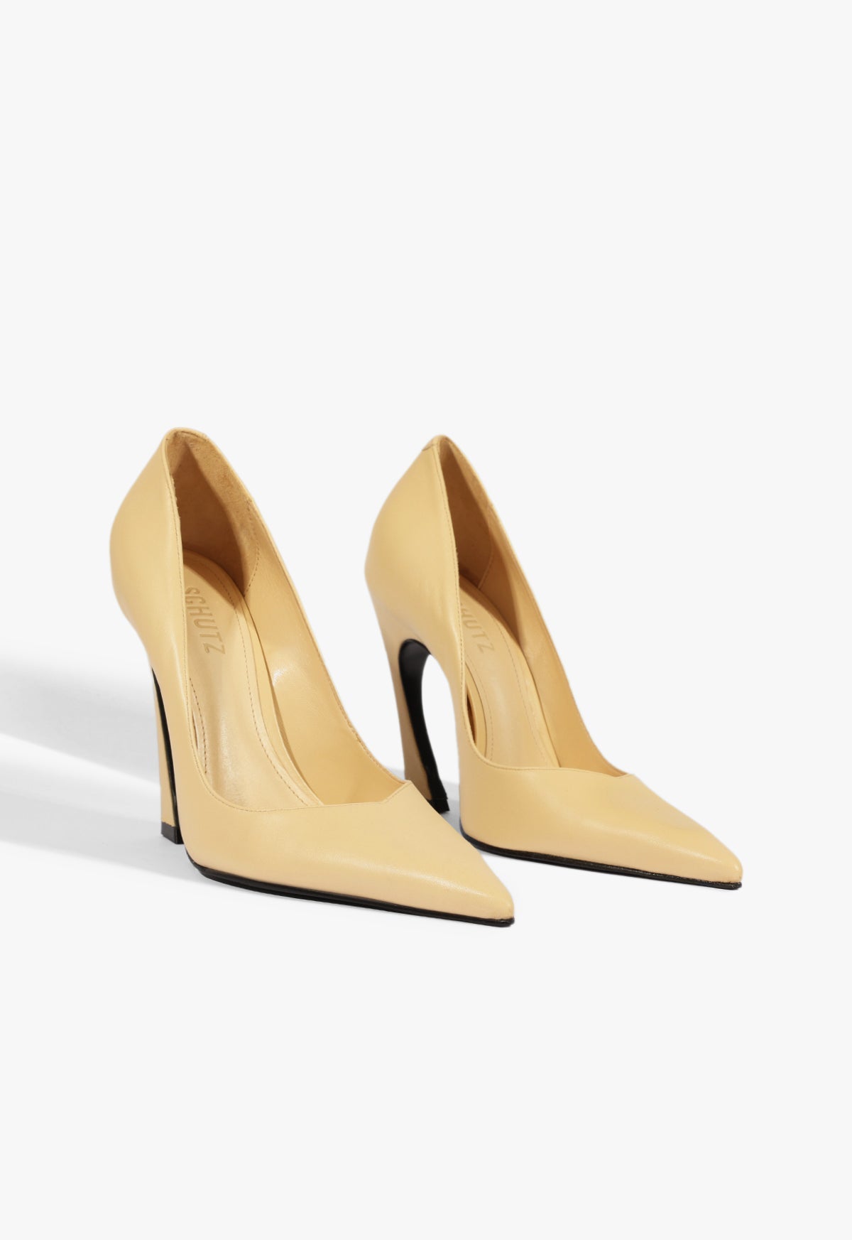 Lexi High Sculptural Beige Pump RESORT 25 - Schutz Shoes