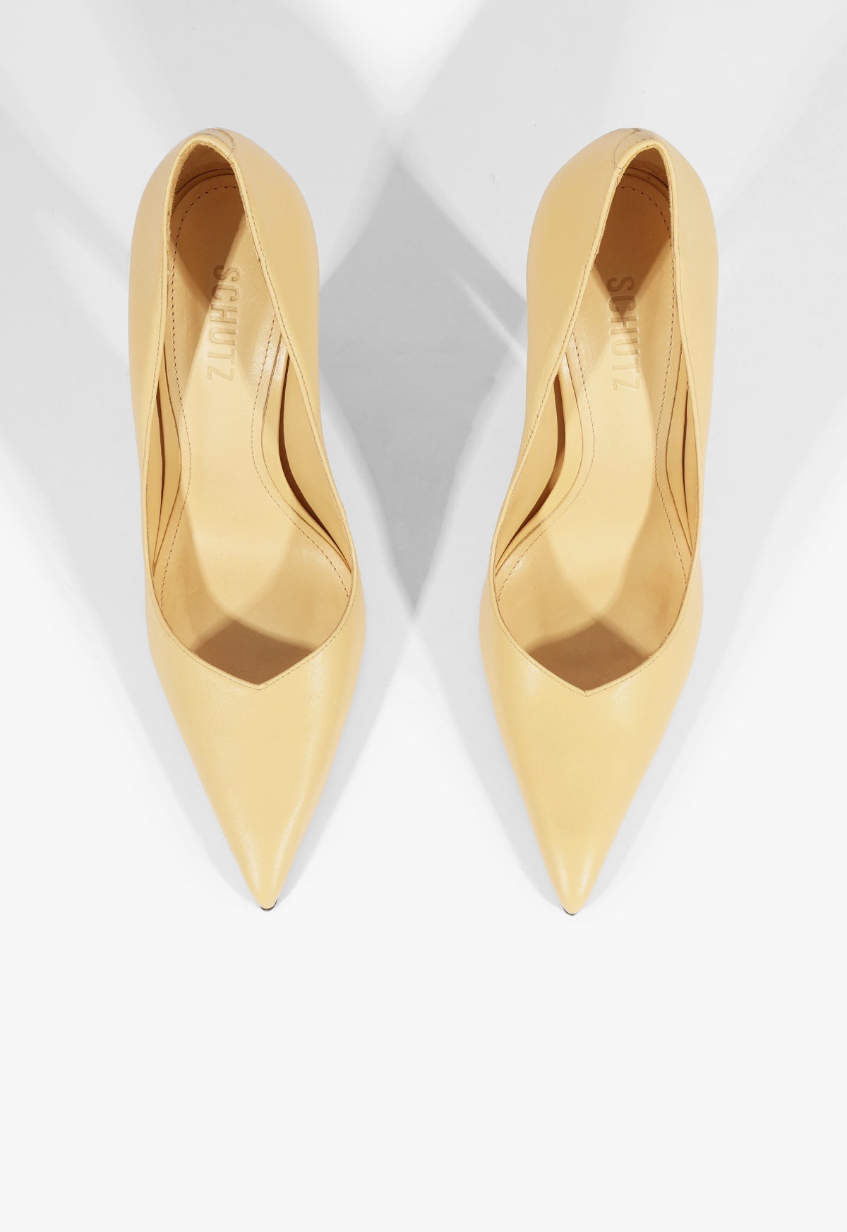 Lexi High Sculptural Beige Pump RESORT 25 - Schutz Shoes