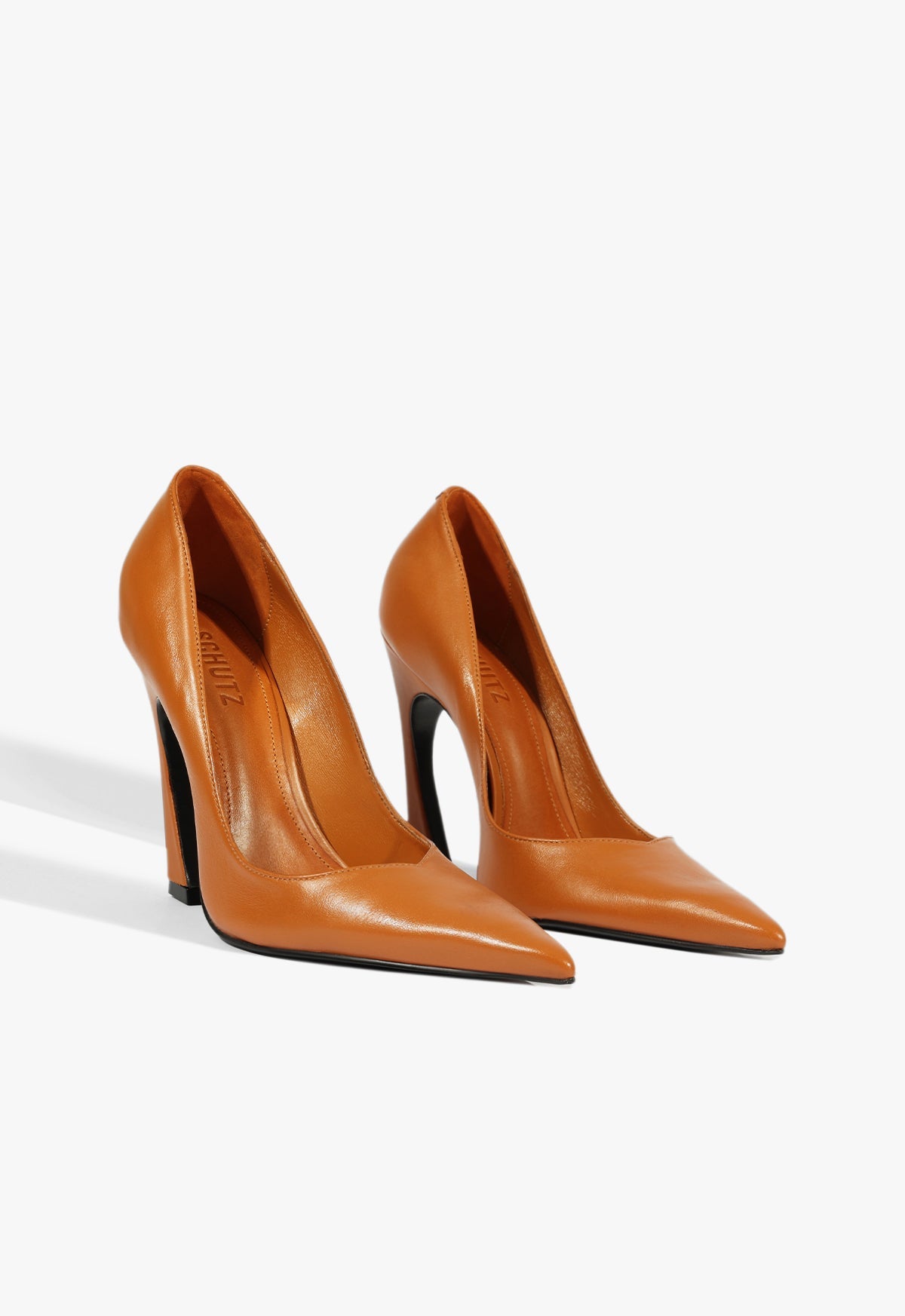 Lexi High Sculptural Brown Pump RESORT 25 - Schutz Shoes