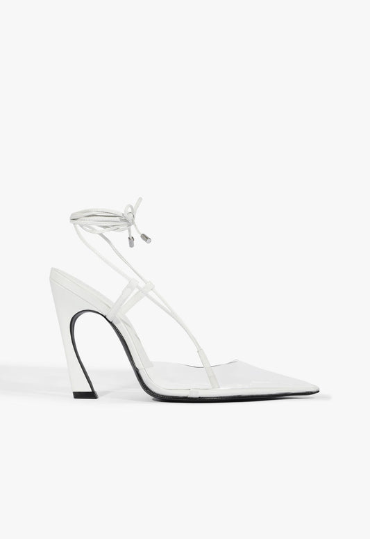 Elyra Patent Leather Pump PRE FALL 24 5 White Patent Leather - Schutz Shoes
