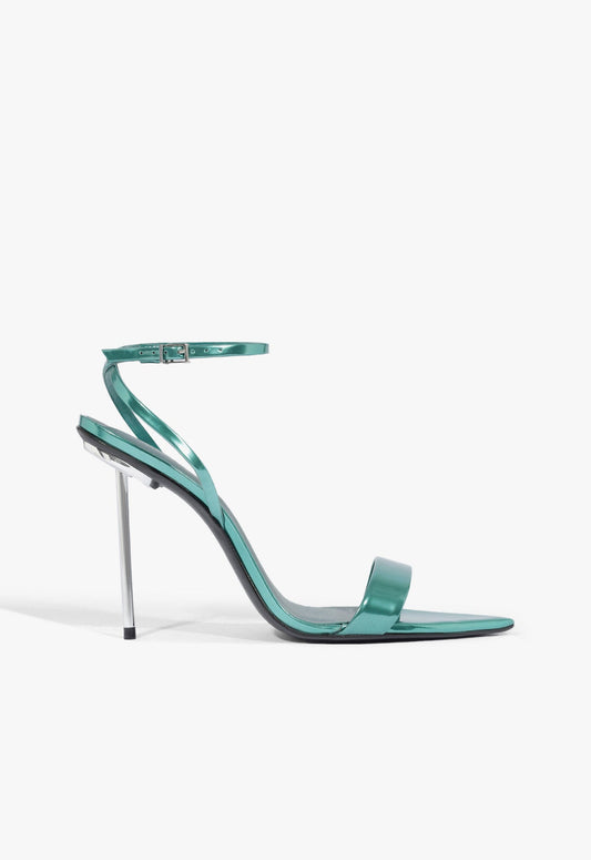 Michella Specchio Sandal PRE FALL 24 5 Grenn Specchio - Schutz Shoes