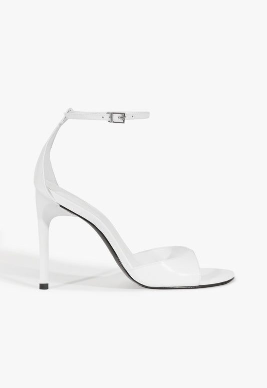 Scarlett Patent Leather Sandal PRE FALL 24 5 White Patent Leather - Schutz Shoes