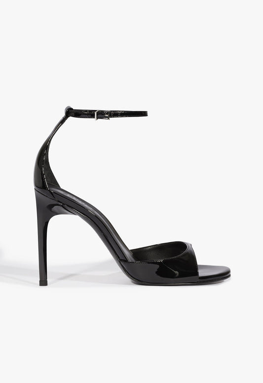 Scarlett Patent Leather Sandal PRE FALL 24 5 Black Patent Leather - Schutz Shoes