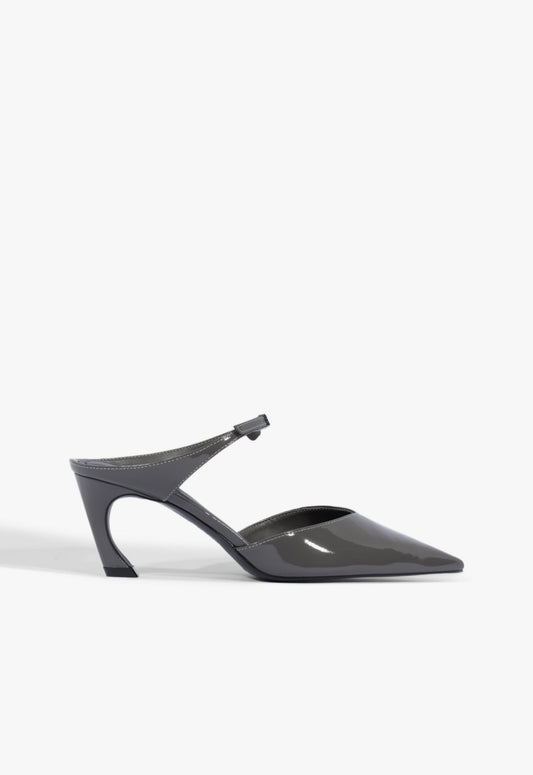 Laurie Patent Pump PRE FALL 25 5 Gray Patent - Schutz Shoes