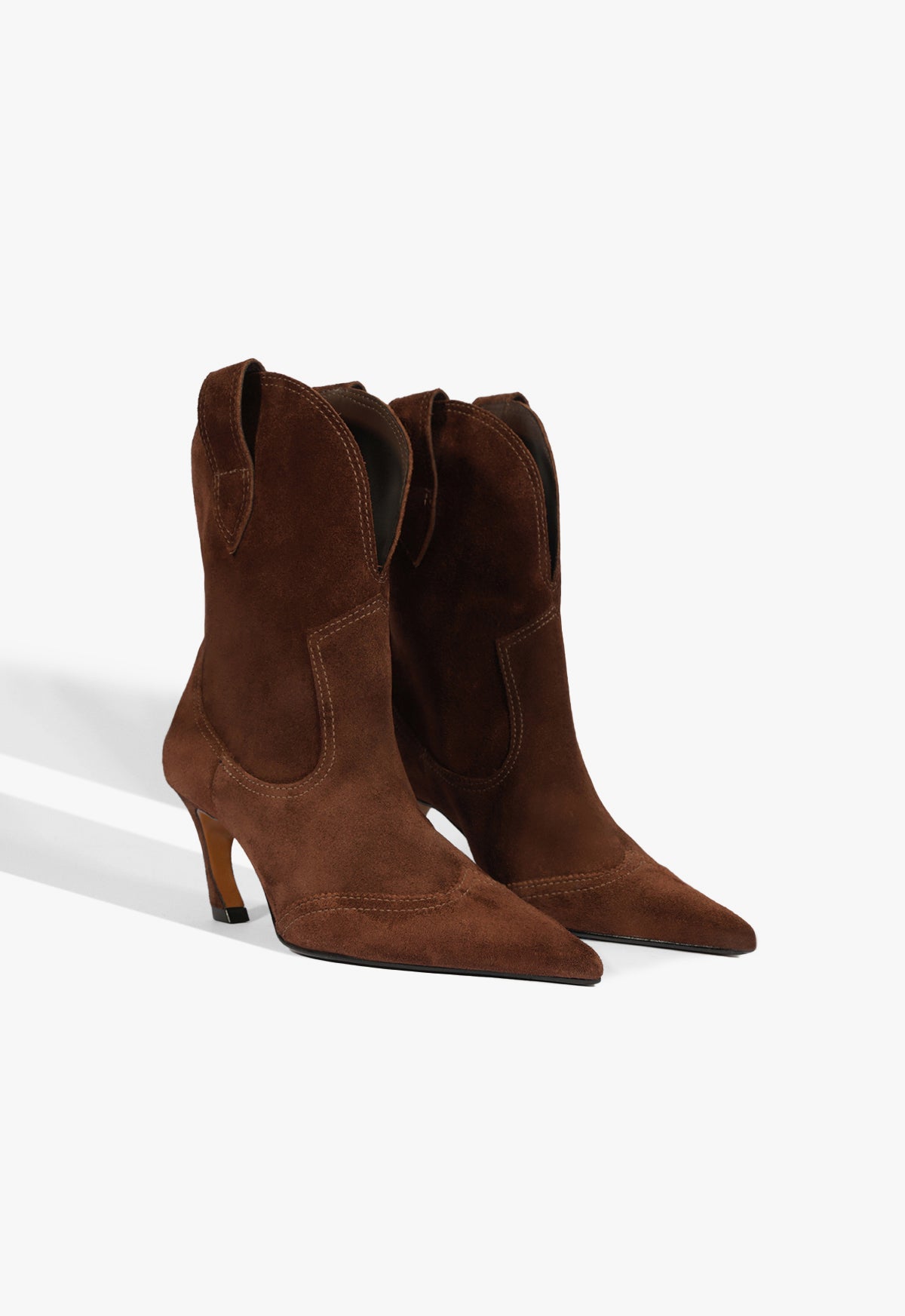 Maryann Curve West Suede Bootie Pre Fall 25 - Schutz Shoes