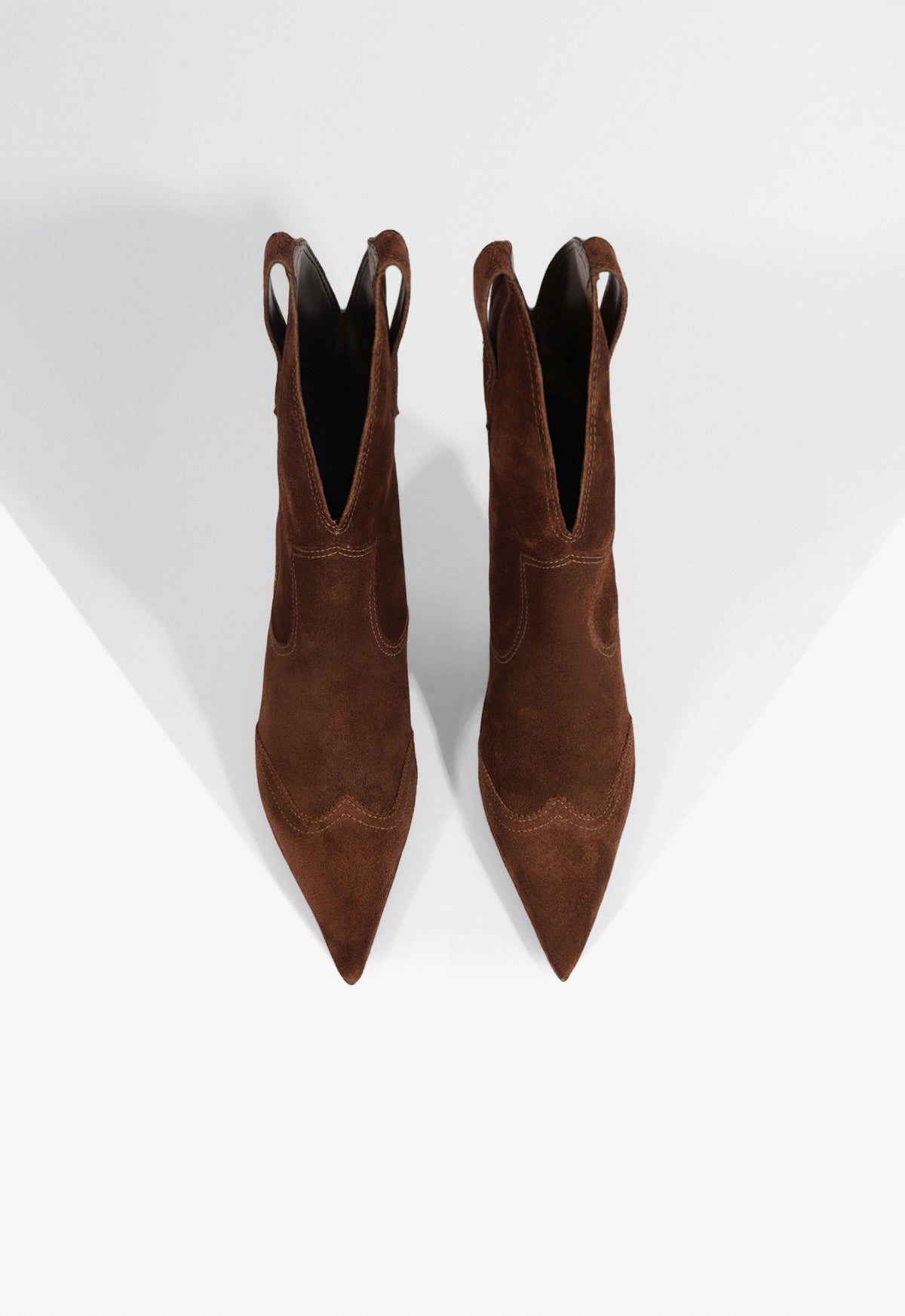 Maryann Curve West Suede Bootie Pre Fall 25 - Schutz Shoes