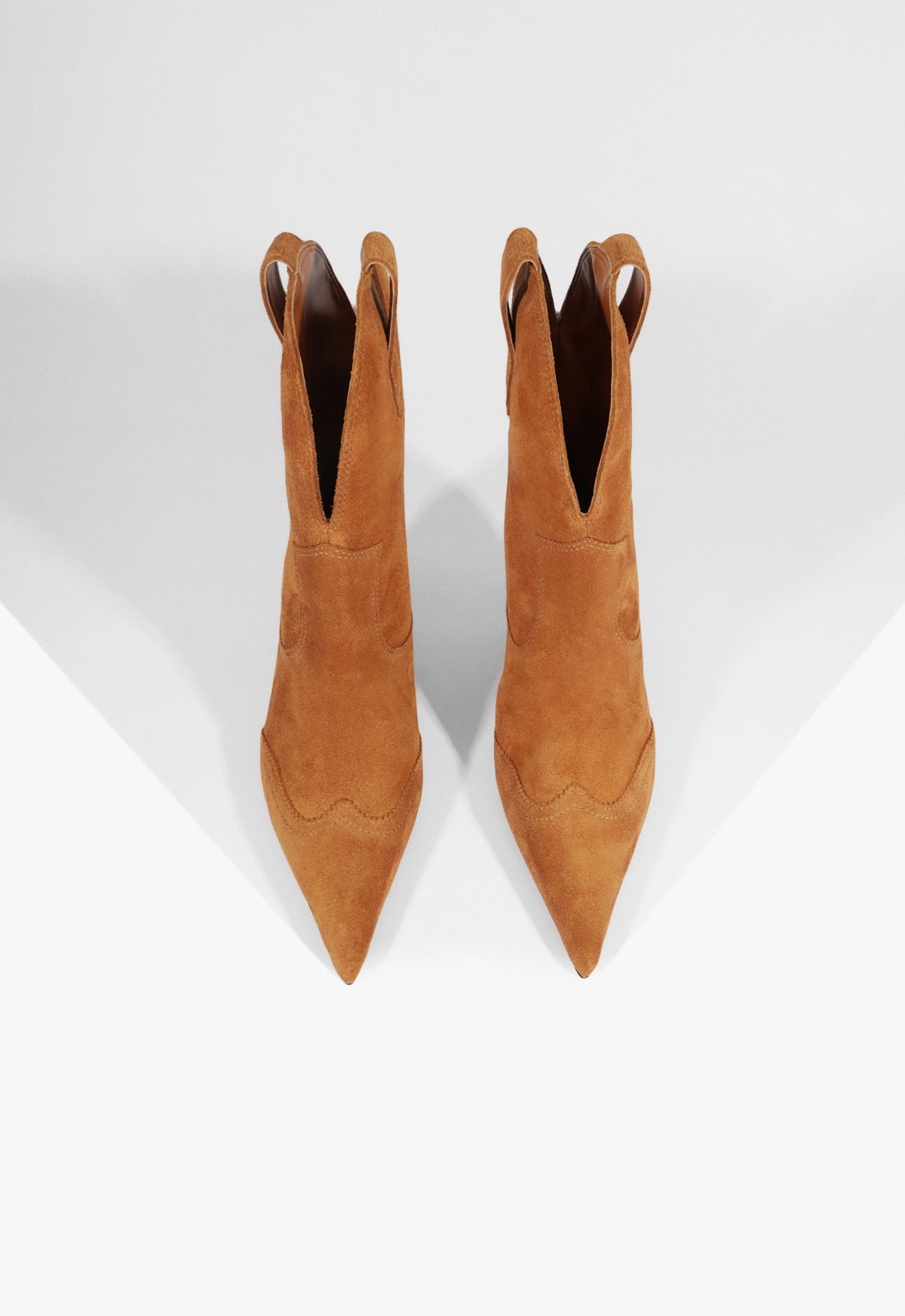 Maryann Curve West Suede Bootie Pre Fall 25 - Schutz Shoes