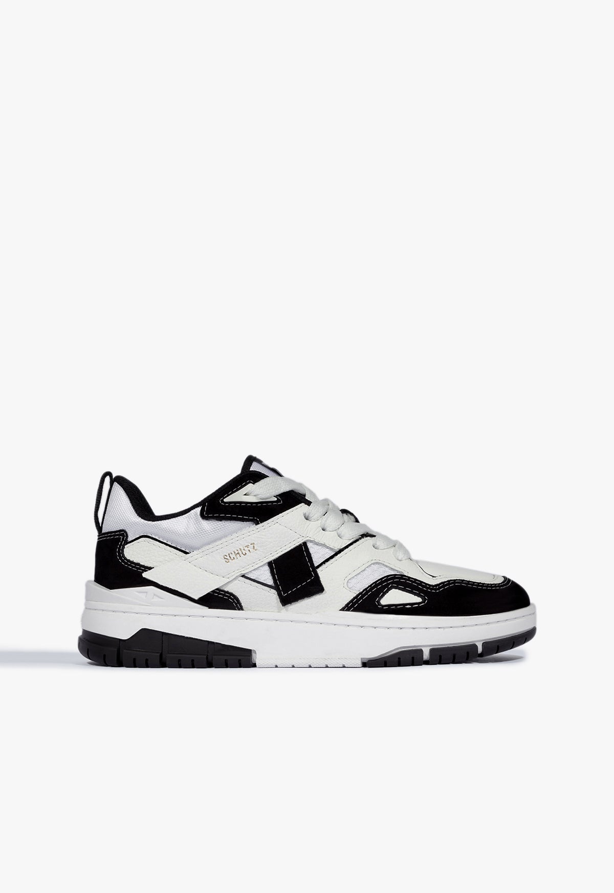 Court 95 Sneaker PRE FALL 24 5 Black Leather - Schutz Shoes