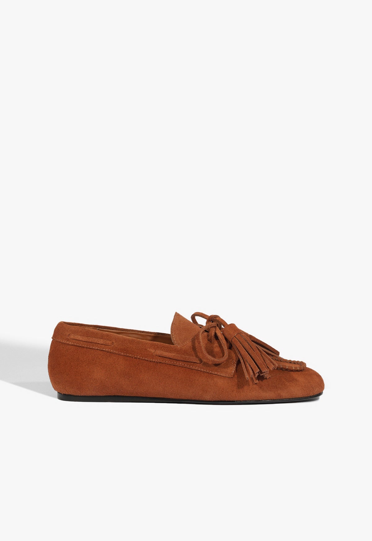 Kim Suede Flat Pre Fall 25 5 Brownie Suede - Schutz Shoes
