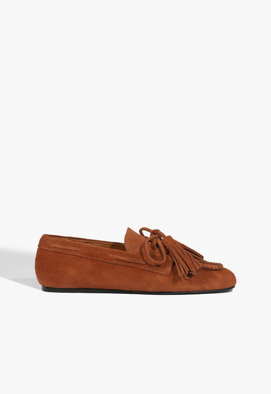 Kim Suede Flat Pre Fall 25 5 Brownie Suede - Schutz Shoes