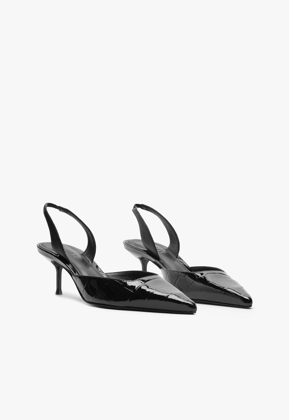 Paola Mid Stiletto Black Pump RESORT 25 - Schutz Shoes