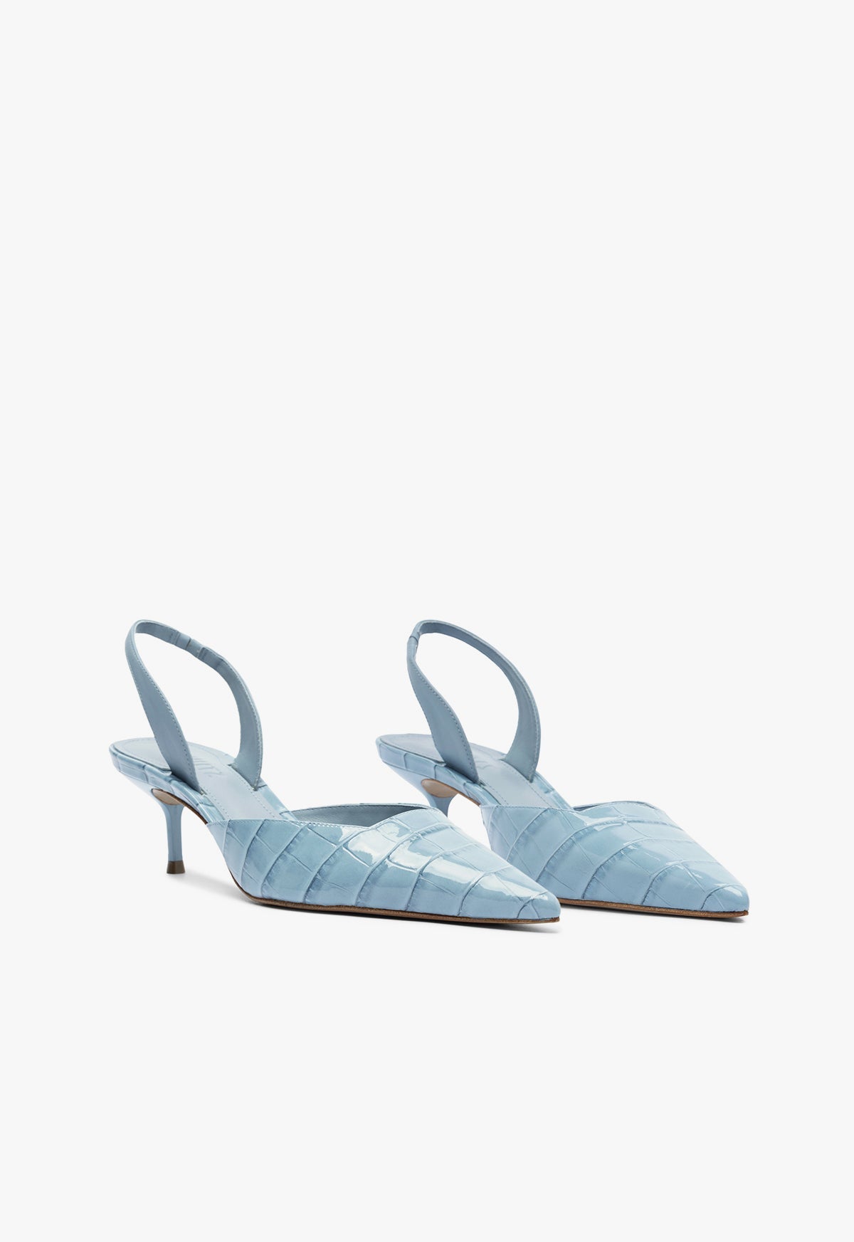Paola Mid Stiletto Blue Pump RESORT 25 - Schutz Shoes