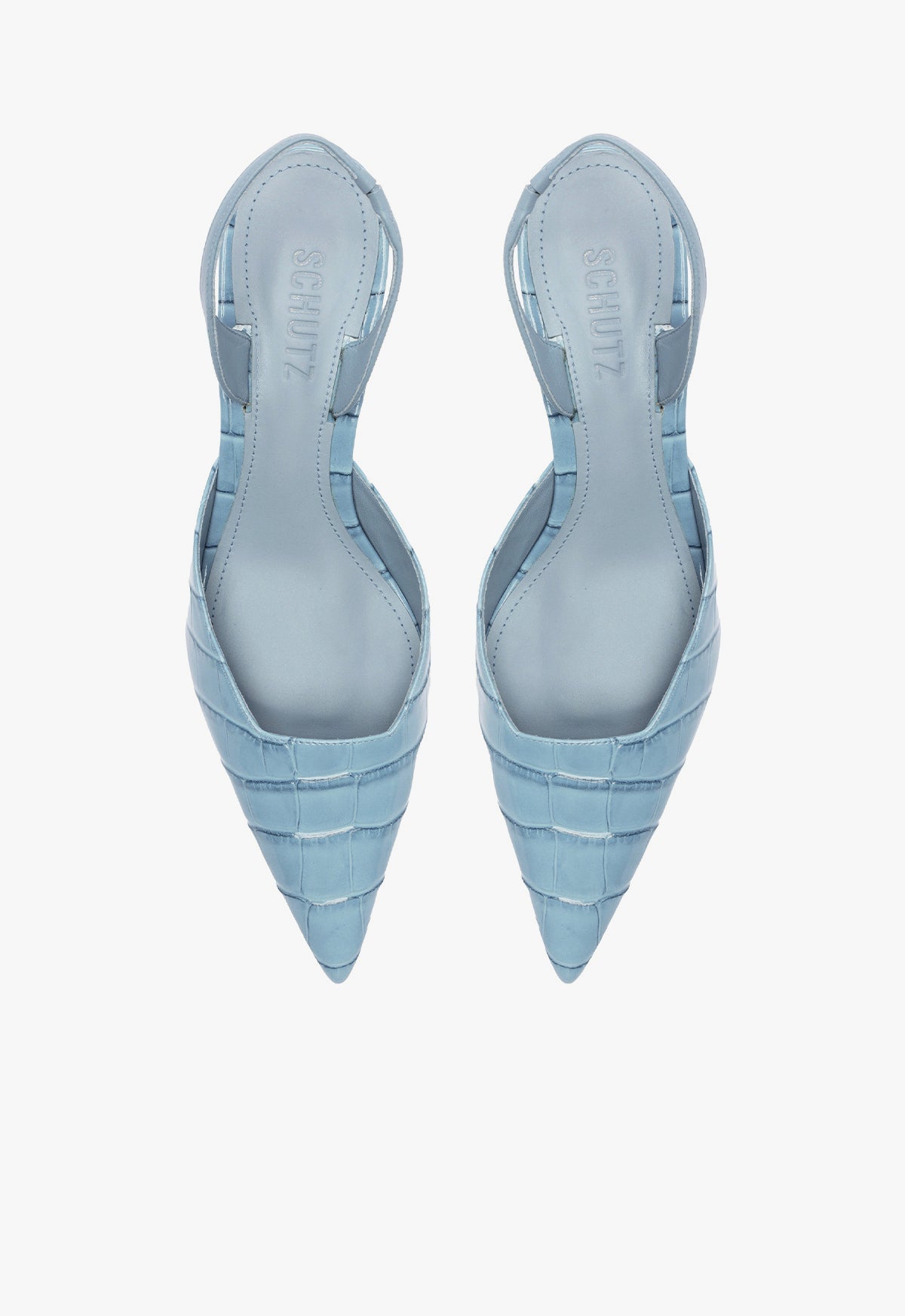 Paola Mid Stiletto Blue Pump RESORT 25 - Schutz Shoes