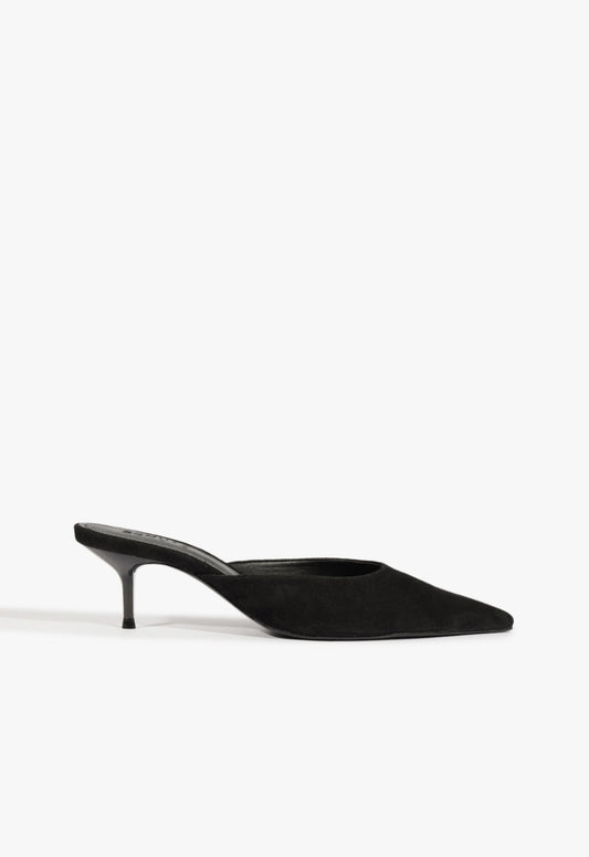 Julie Suede Pump PRE FALL 25 5 Black Suede - Schutz Shoes