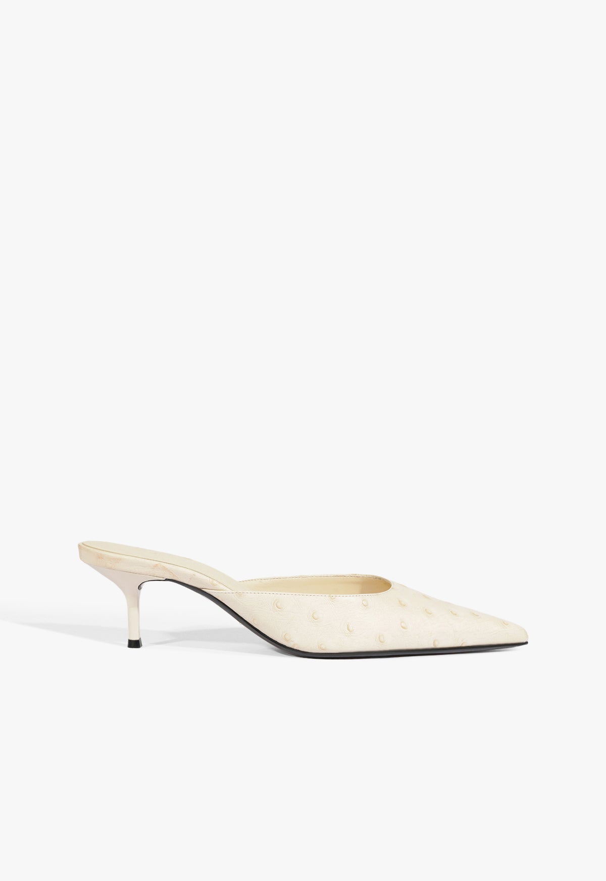 Julie Leather Pump Pre Fall 25 5 Egg shell Leather - Schutz Shoes