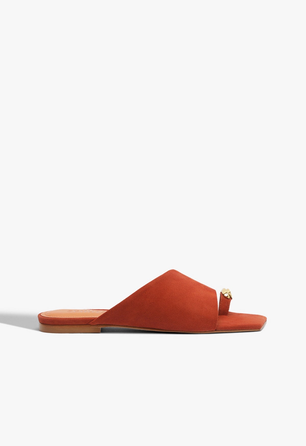 Jodie Nubuck Sandal RESORT 25 5 Orange Nubuck - Schutz Shoes