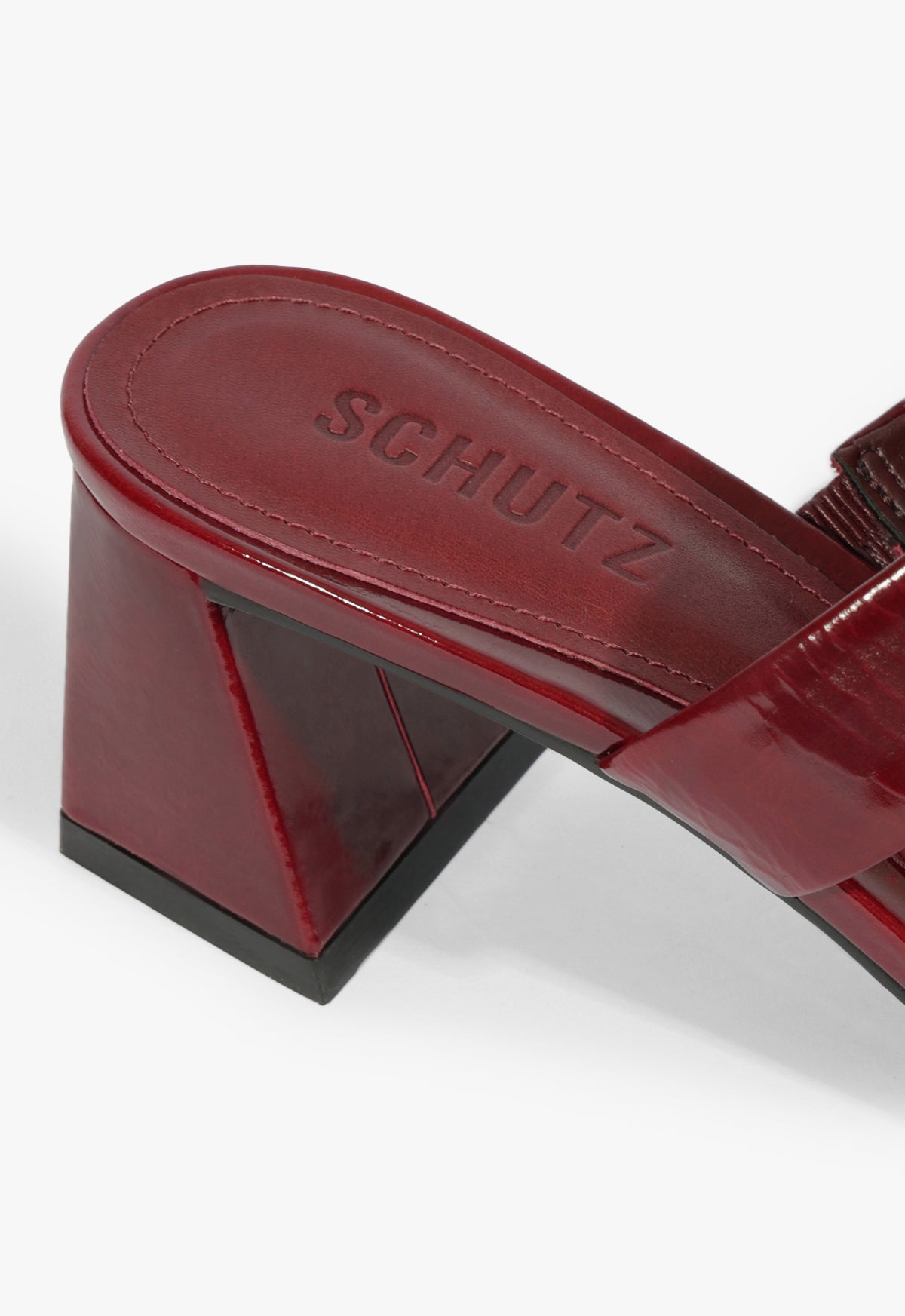 Chantal Mid Patent Sandal PRE FALL 25 - Schutz Shoes