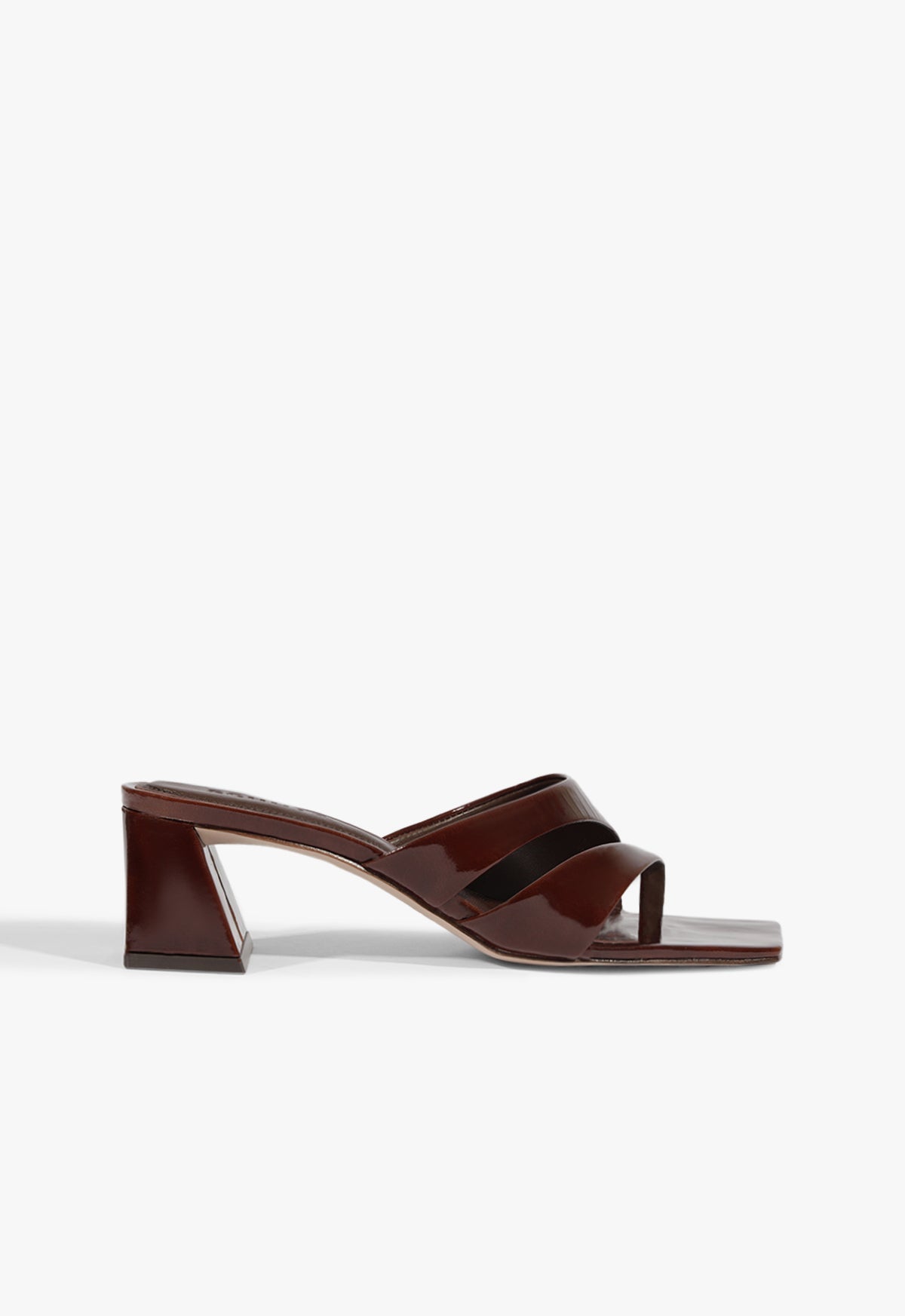 Madeline Mid Sandal HIGH SUMMER 25 5 Root Brown Leather - Schutz Shoes