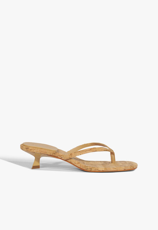 Carolyn Sandal SPRING 25 5 Beige Cork - Schutz Shoes