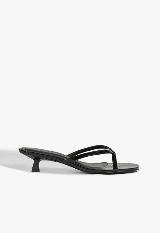 Carolyn Sandal HIGH SUMMER 25 5 Black Patent - Schutz Shoes