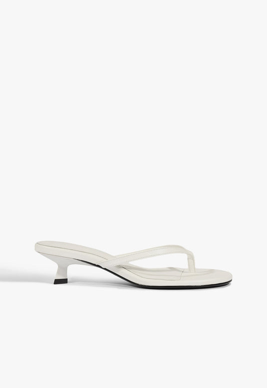 Carolyn Sandal HIGH SUMMER 25 5 White Leather - Schutz Shoes