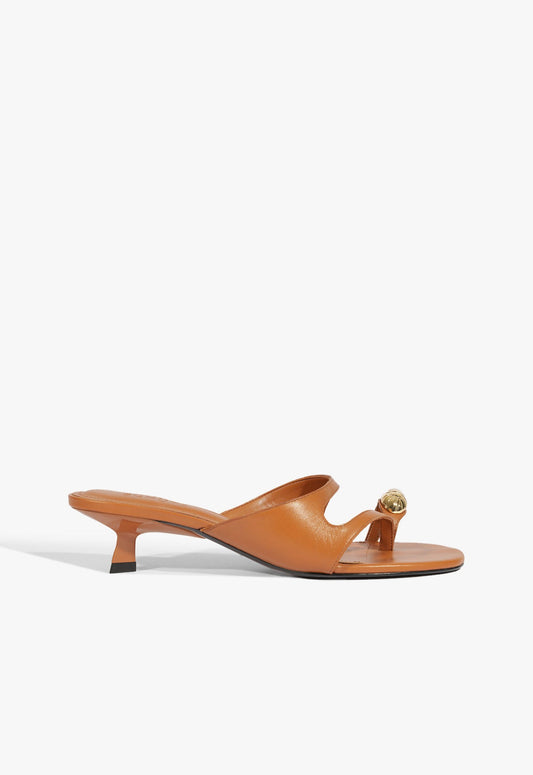 Elliote Leather Sandal Pre Fall 25 5 Cuoio Brown Leather - Schutz Shoes