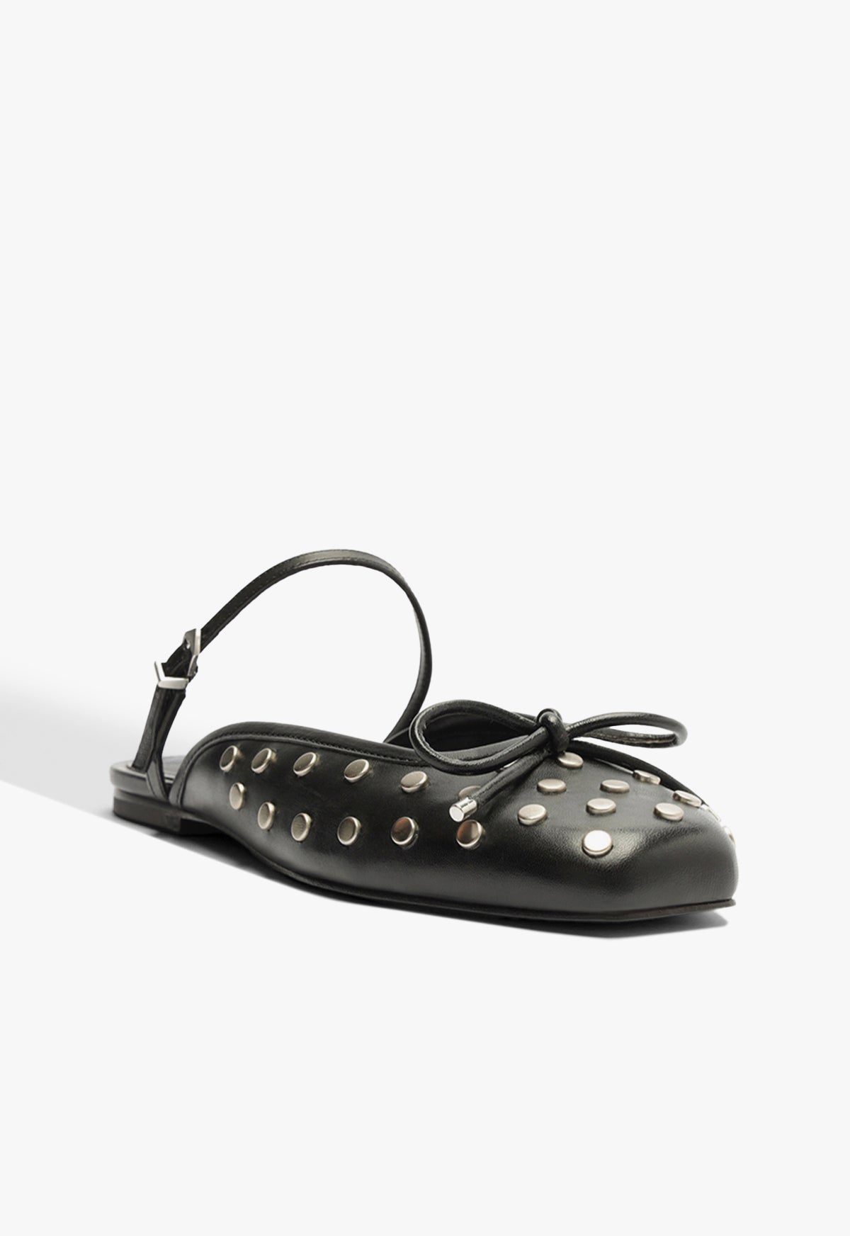 Arissa Mule Black Leather Flat RESORT 25 - Schutz Shoes