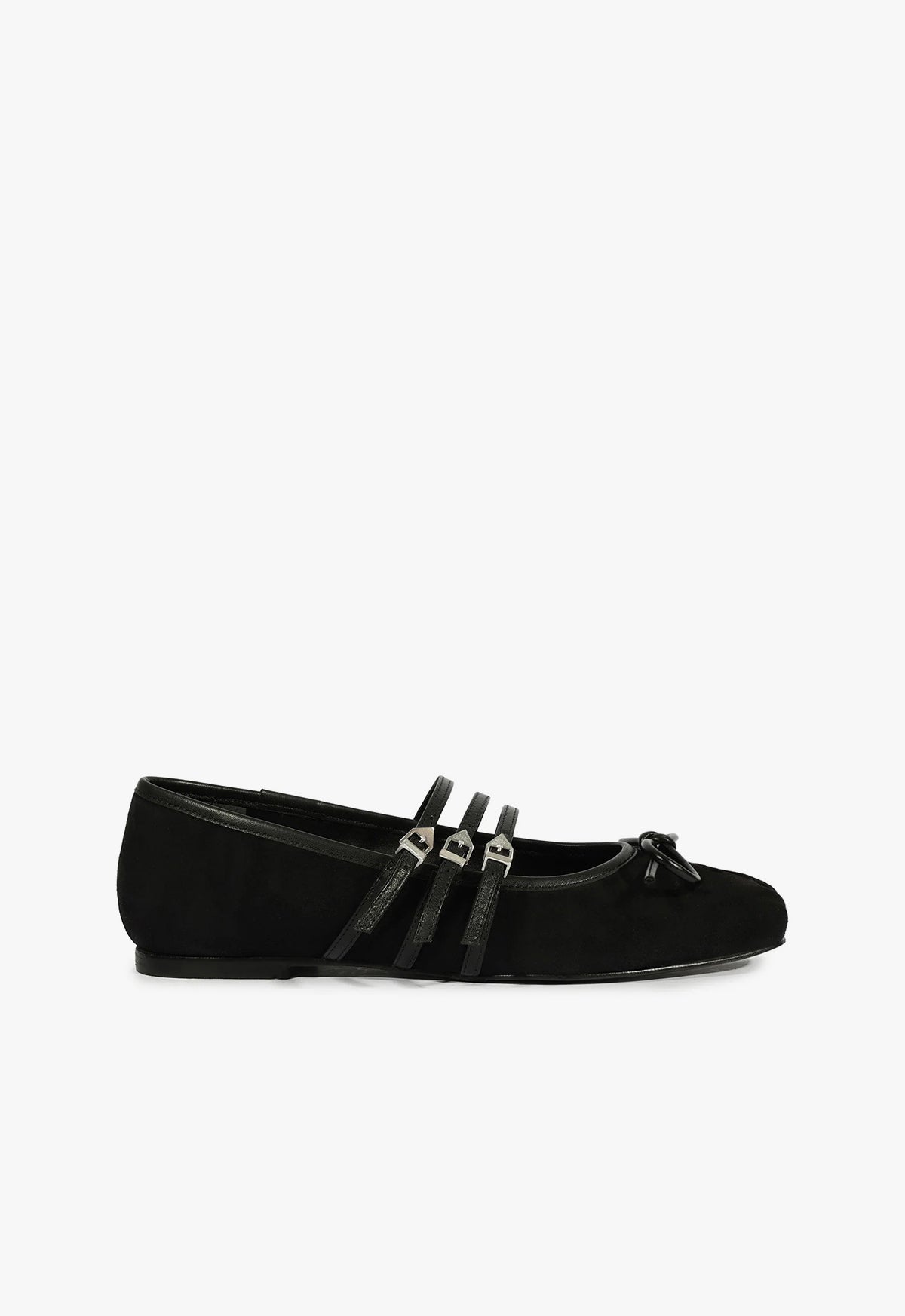 Arissa Black Suede Ballet Flat FALL 24 5 Black Suede - Schutz Shoes