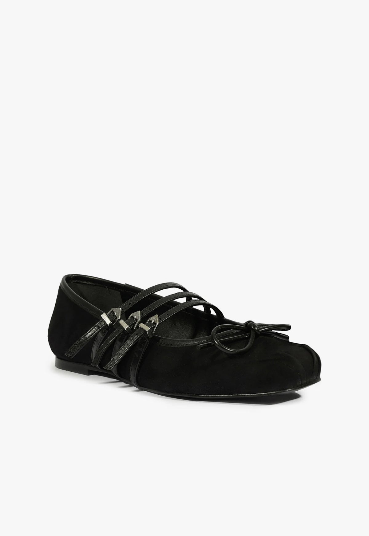 Arissa Black Suede Ballet Flat FALL 24 - Schutz Shoes