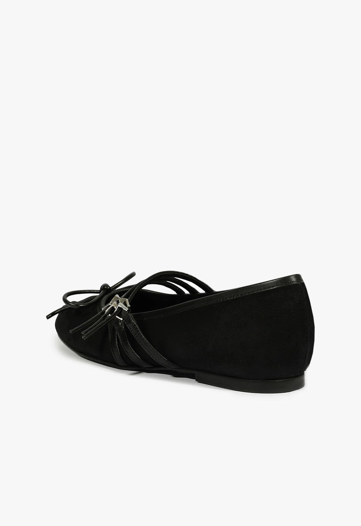 Arissa Black Suede Ballet Flat FALL 24 - Schutz Shoes
