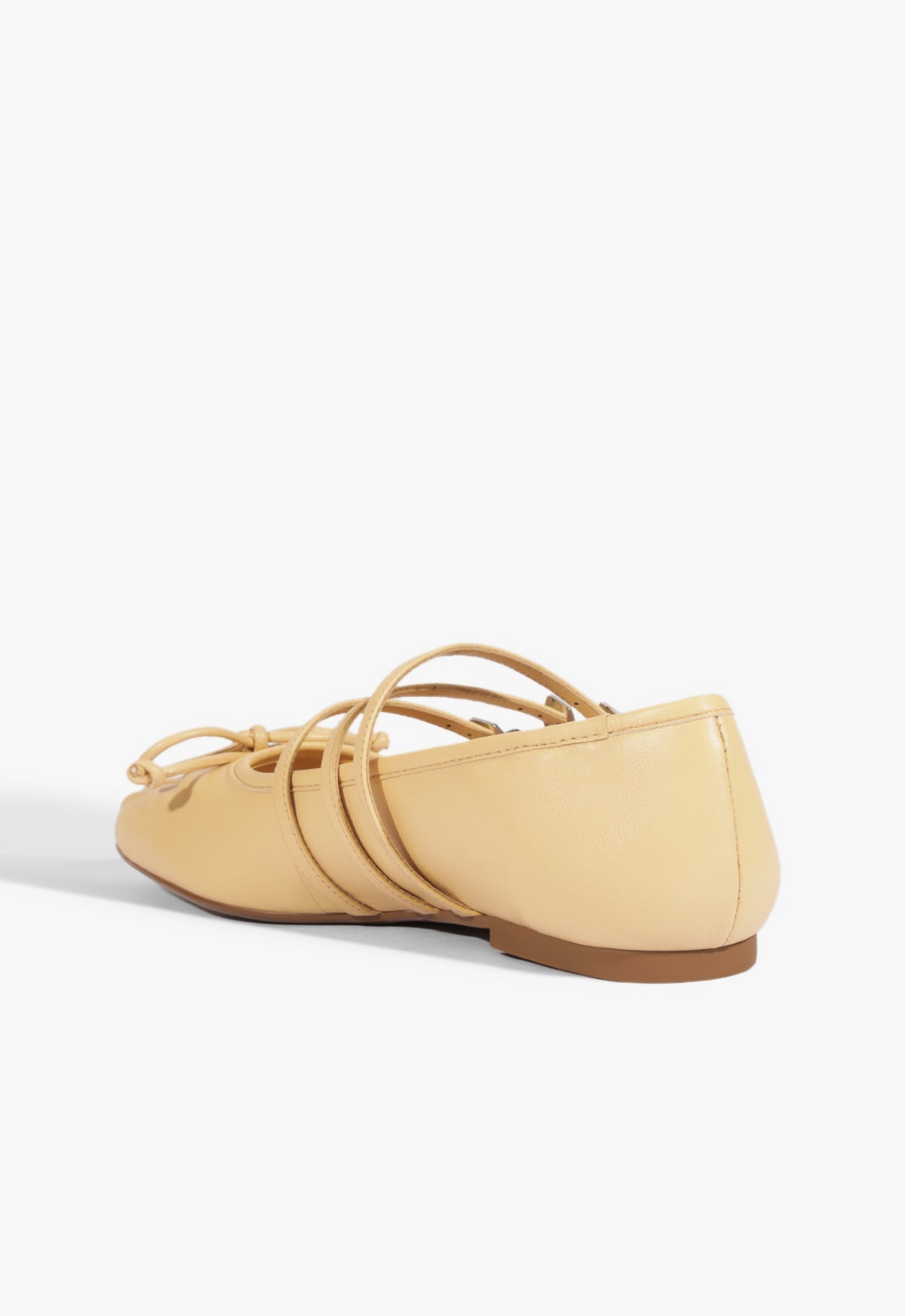 Arissa Beige Leather Ballet Flat FALL 24 - Schutz Shoes