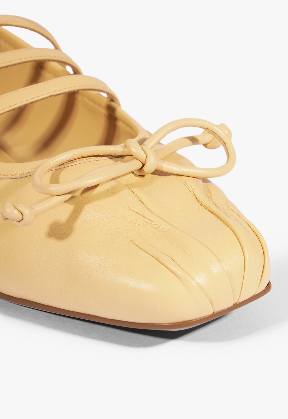 Arissa Beige Leather Ballet Flat FALL 24 - Schutz Shoes