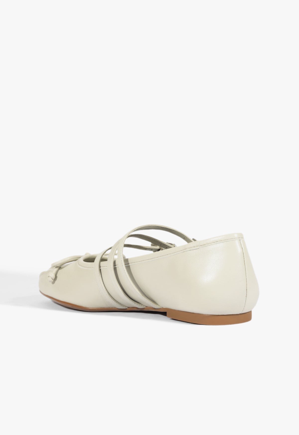 Arissa Gray Leather Ballet Flat FALL 24 - Schutz Shoes